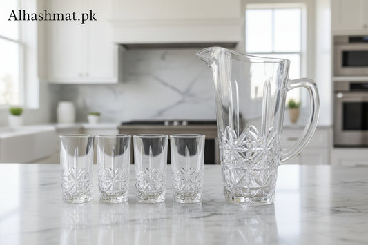 Jug Glass Set Of 7 PCS