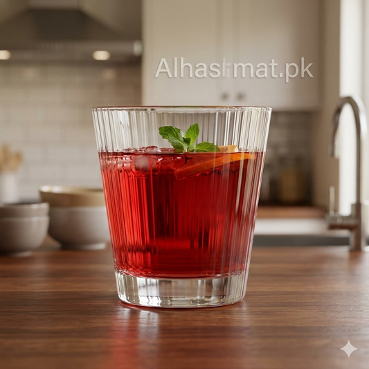 Textured Drinking Glass Set Of 6 Pieces 335ML