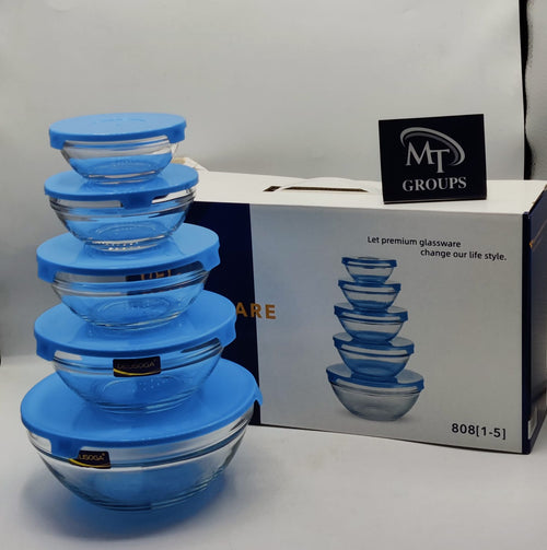 5 PCS Bowl Set With Lid