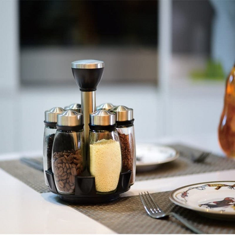 Spice Jar Set 6 Bottles
