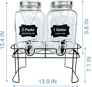 Double Dispenser 4 Liters+ 4 Liters