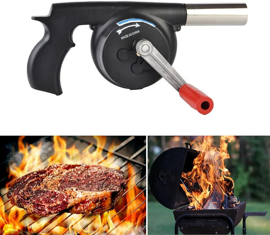 BBQ Grill Manual Fire Blower