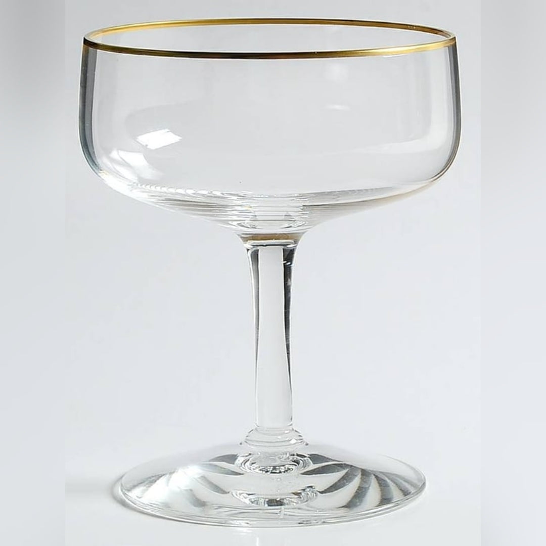 Russian Crystal Wine Glass Set Of 6 Pieces