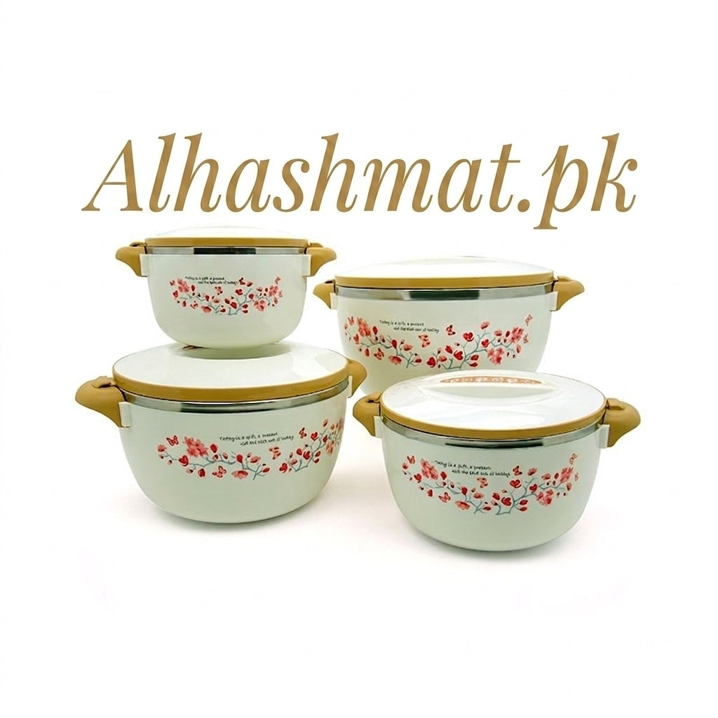 Premium Quality Food Warmer Thai Made HotPot Set Of 4 PCS
