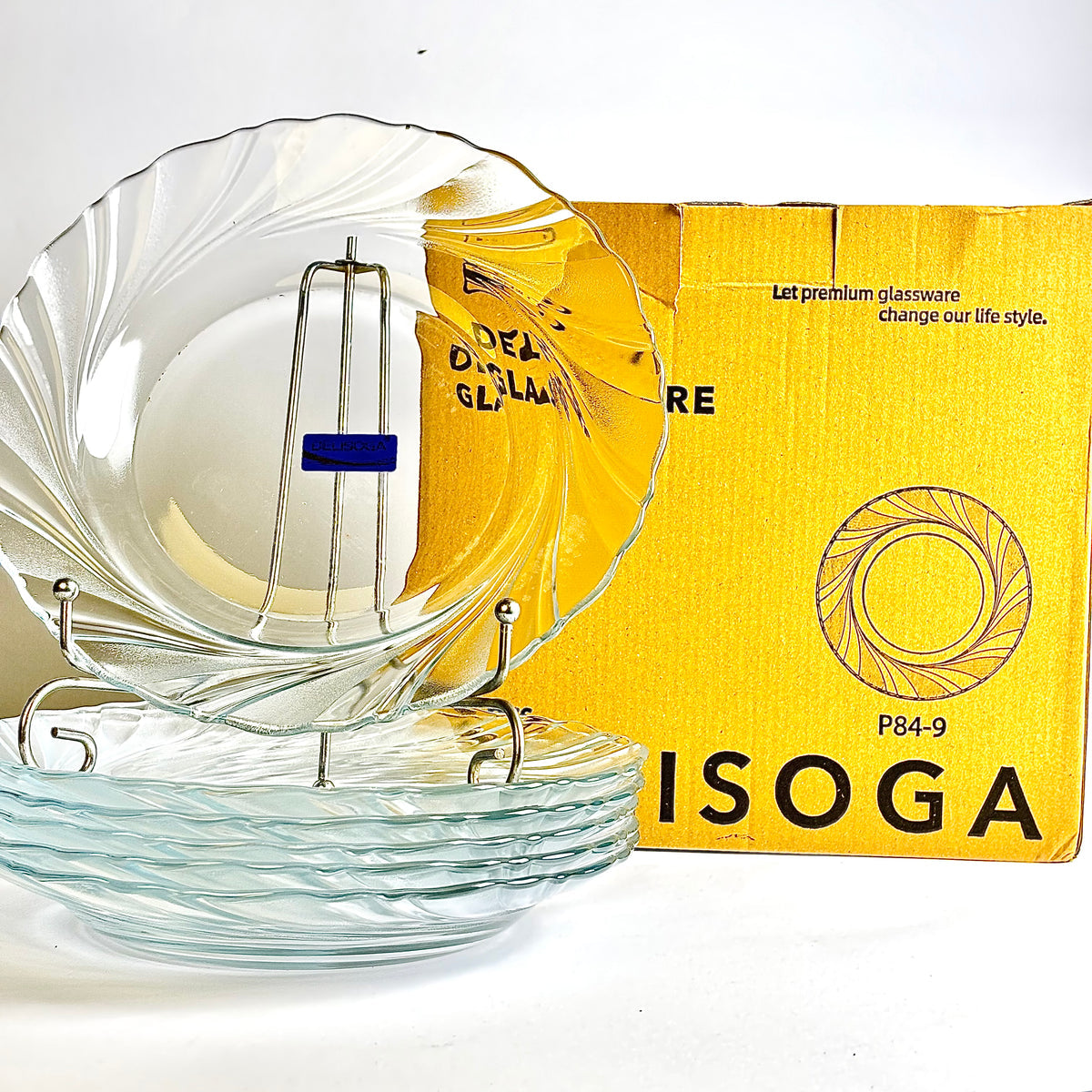 Deep Dinner Plates Set Of 6 (9Inch)