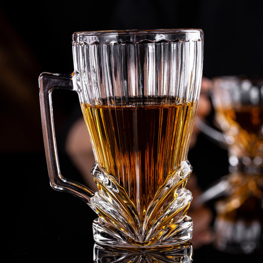 Textured Tea Cup 270ML 6 Pieces
