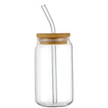 Transparent Clear Glass Reusable Tumbler