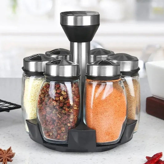 Spice Jar Set 6 Bottles