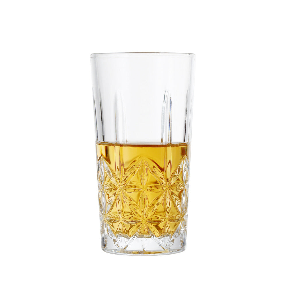 Textured Drinking Glass Set Of 6 Pieces