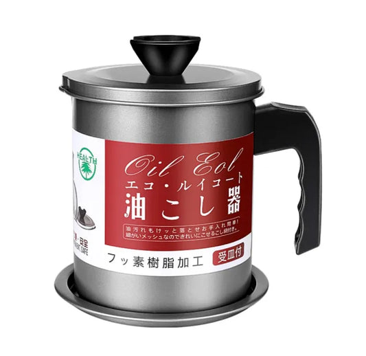 Oil Filter Pot Strainer Suitable For The Storage Of Frying Oil  1.4Liter