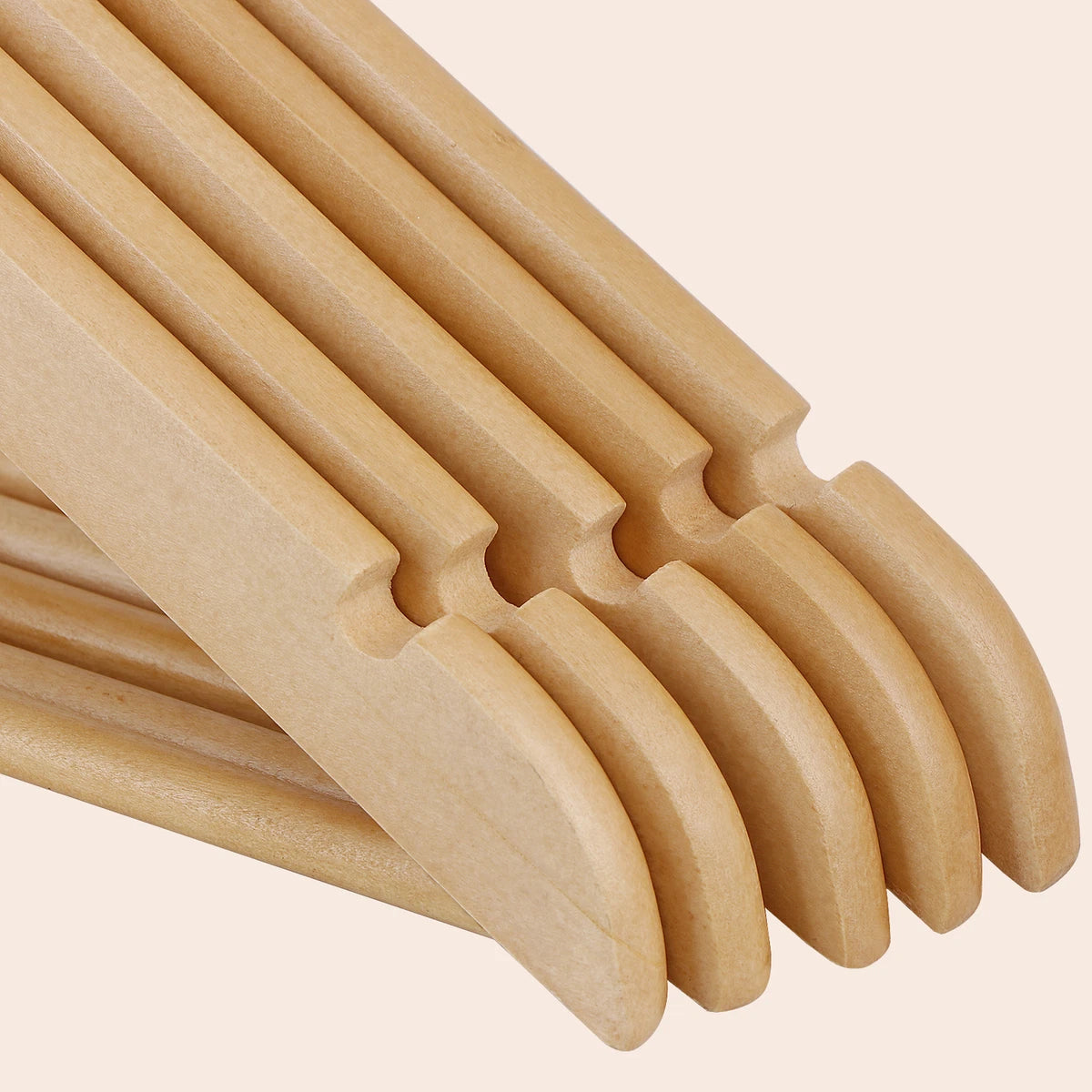Wooden Clothes Hanging Hangers Set Of 10 PCS