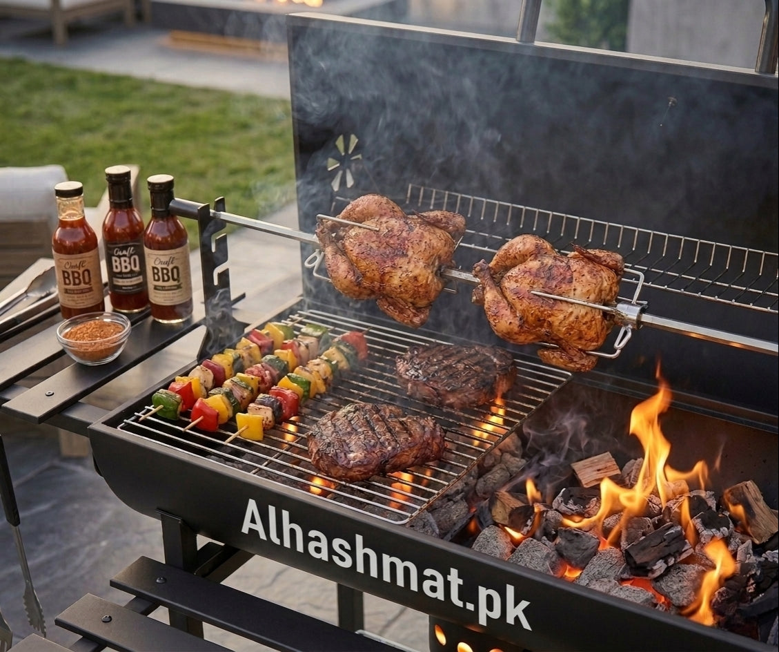 BBQ Grill Outdoor Cooking Station