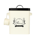 Premium Rice Storage Container Rice Canister with Lid, Pots Canister with Tins Sealed Food Storage Box