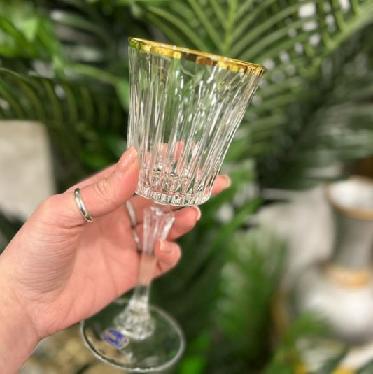 High Quality Russian Crystal Wine Glass (Set Of 6 Pieces)