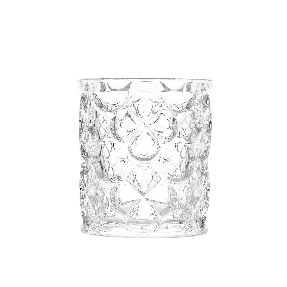 Textured Drinking Glass Set Of 6 Pieces 340ML