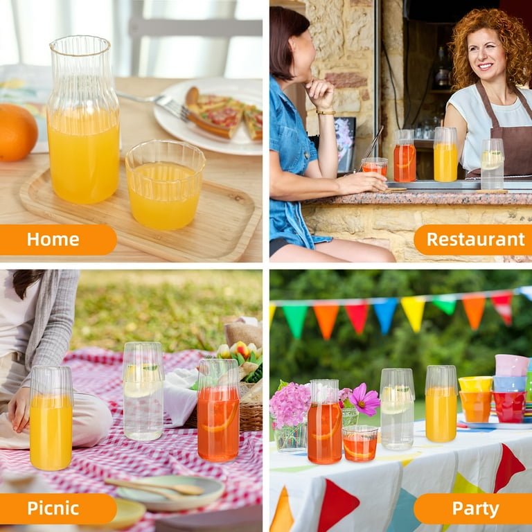 Bedside water carafes, water bottle with tumbler glass