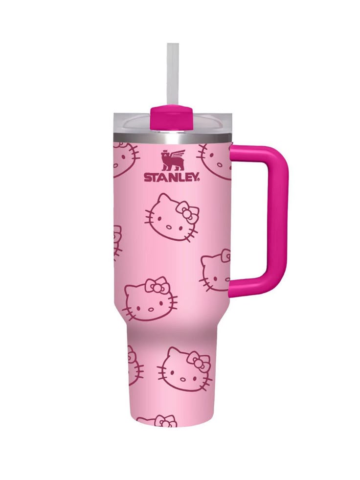 Limited Edition Stanley x Hello Kitty Quencher H2.0 Flowstate Tumbler Available in multicolor