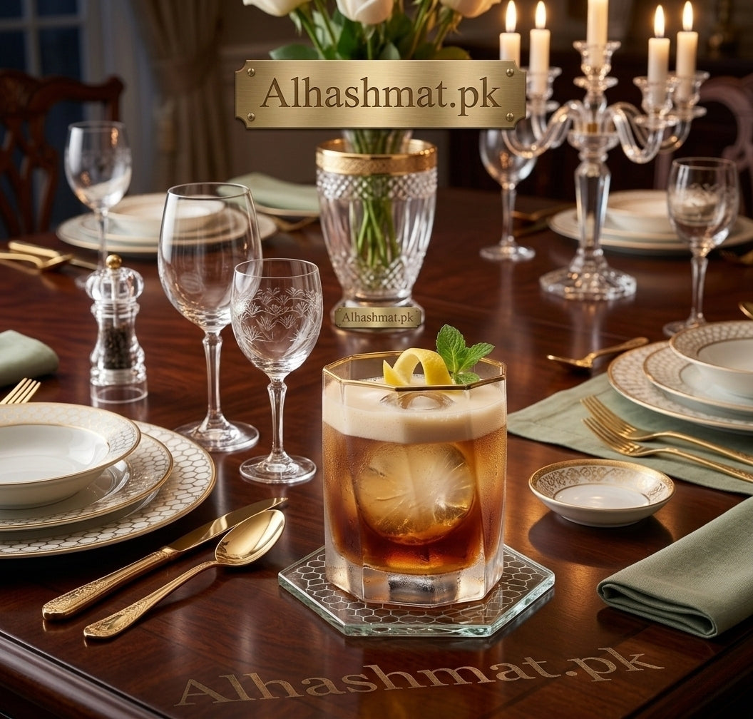 6 Pieces High Quality Russian Crystal Glass Set