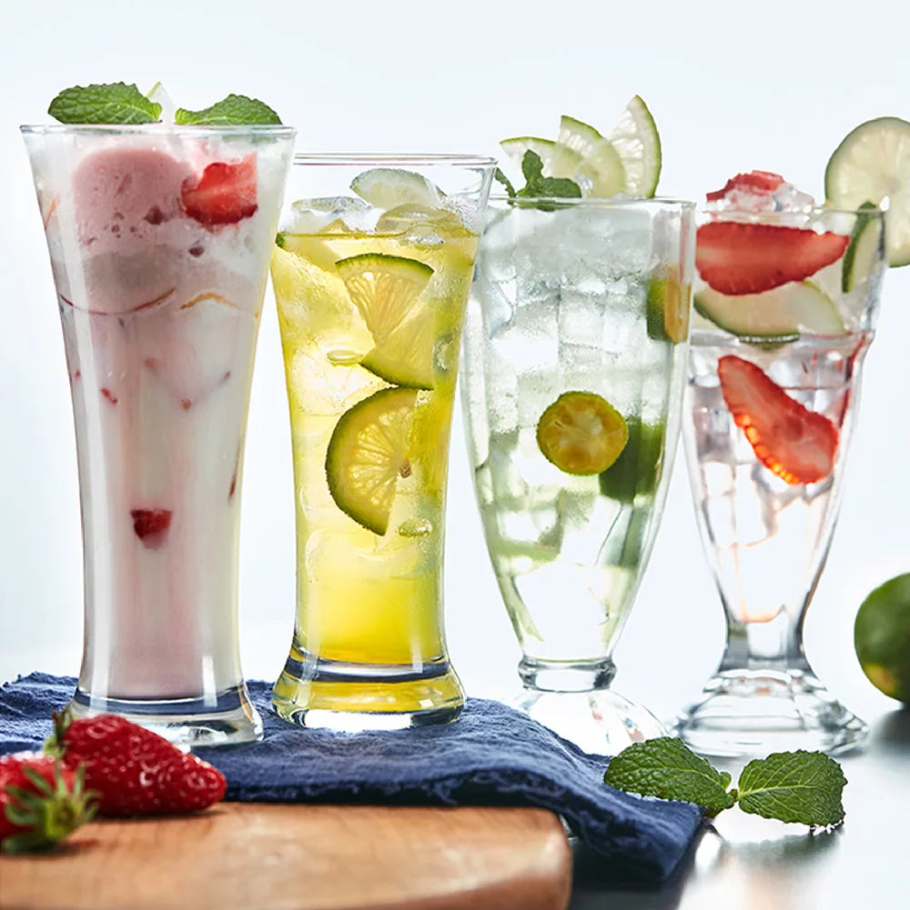 Ice cream Faluda Glass Set Of 6 Pieces (340ML)