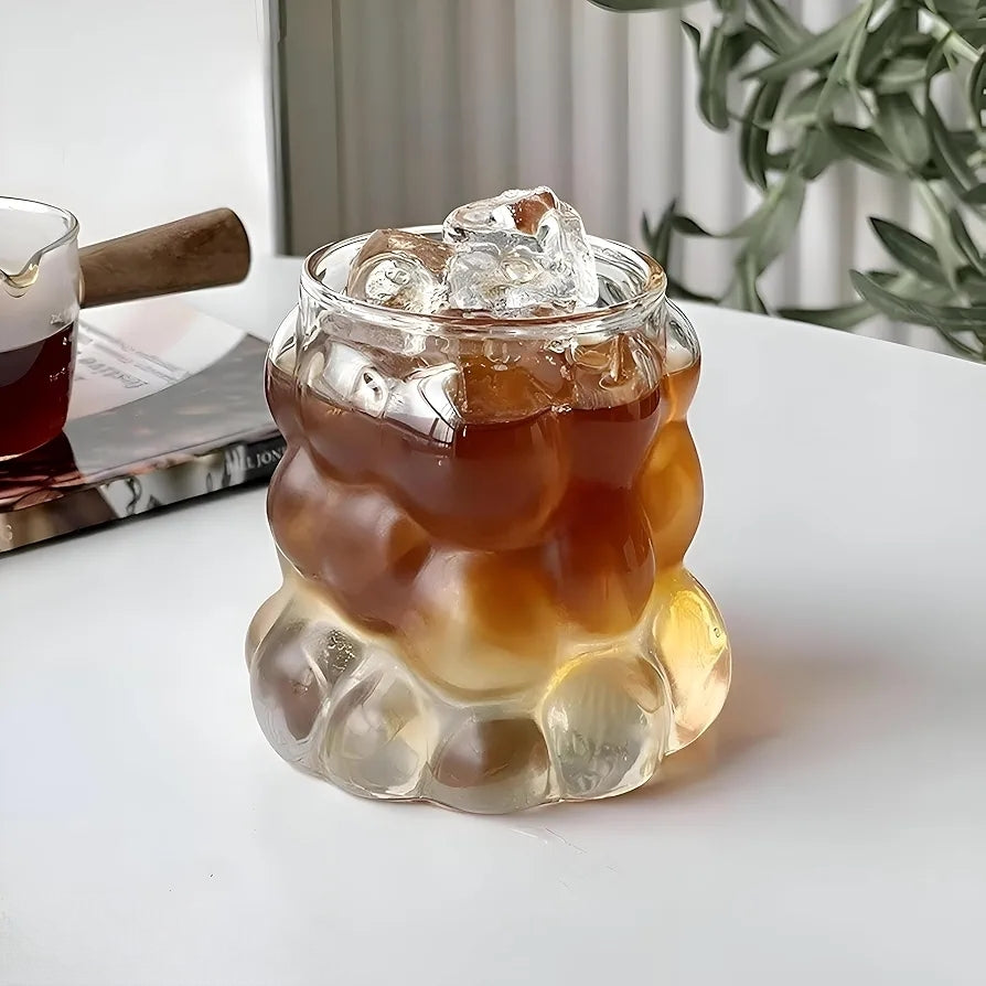 Korean Boba Tea, Coffee Glass