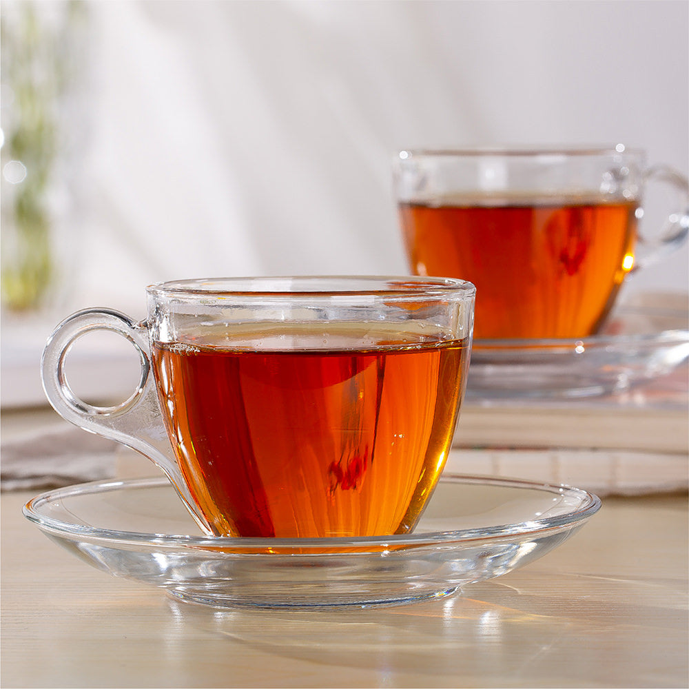 Tea Set Of 12 Pieces With Saucer Plates