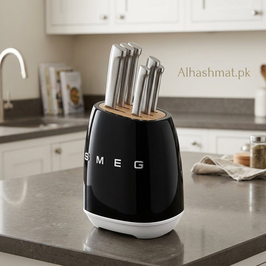 Italian SMEG Knife set.