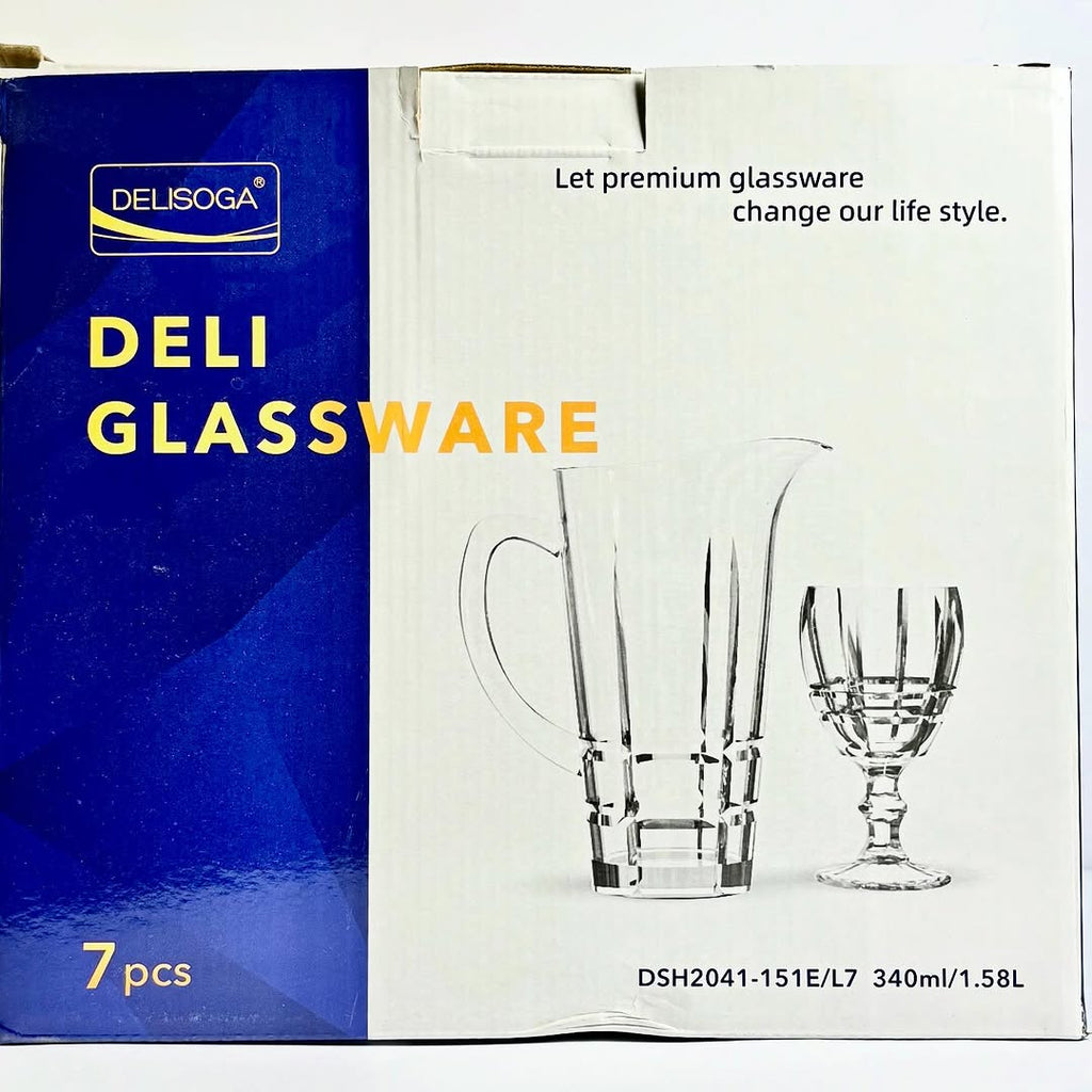 7 Pieces Jug & Glass Set