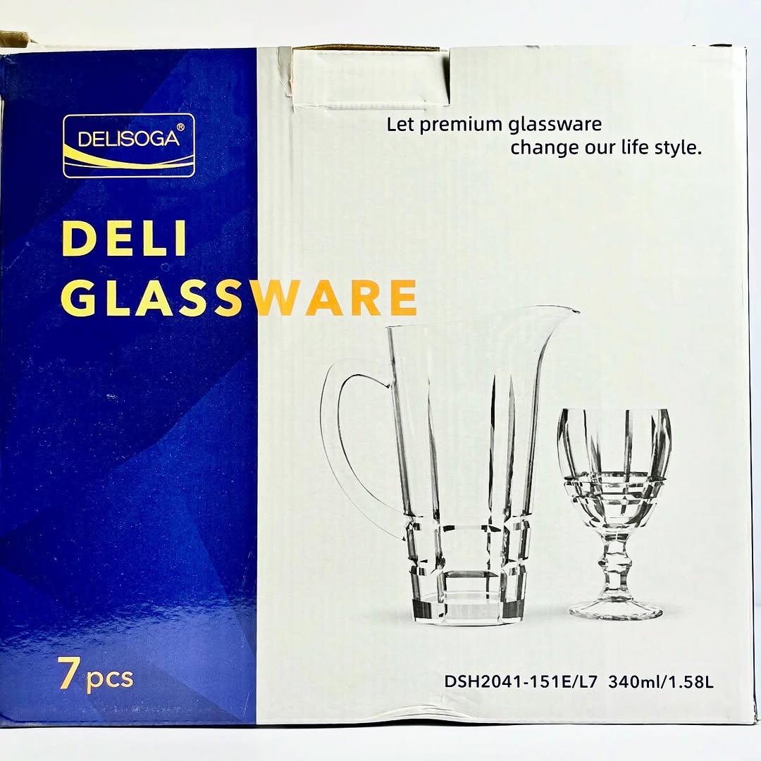 7 Pieces Jug & Glass Set