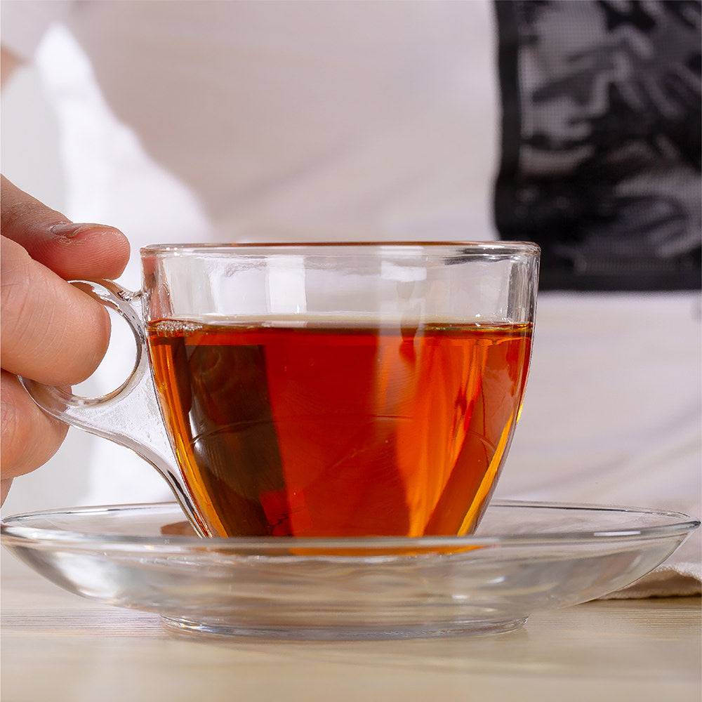 Tea Set Of 12 Pieces With Saucer Plates