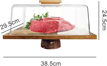 Rectangle Cake Stand with Acrylic Dome
