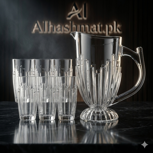 Jug & Glass Set Of 7 PCS