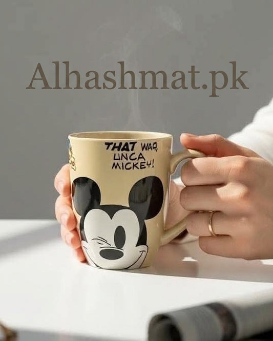 Mickey inspired ceramic mug