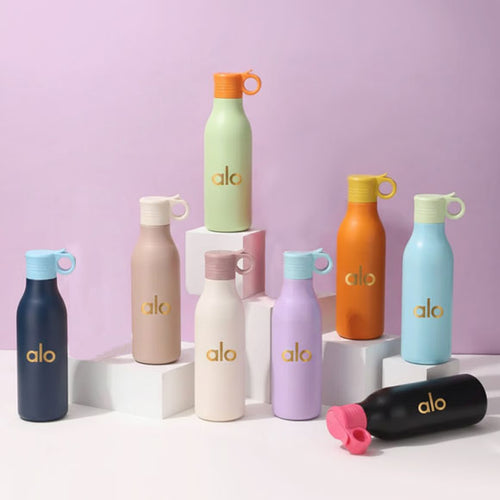 ALO Stainless Steel Water Bottle 550ml – Insulated Reusable Water Bottle (Available In Multi Color)