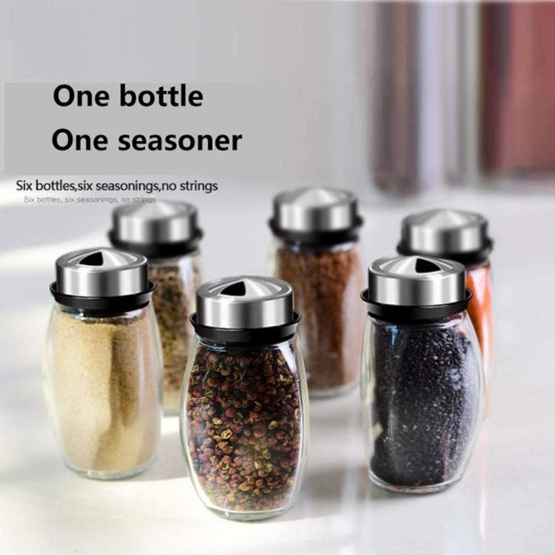 Spice Jar Set 6 Bottles
