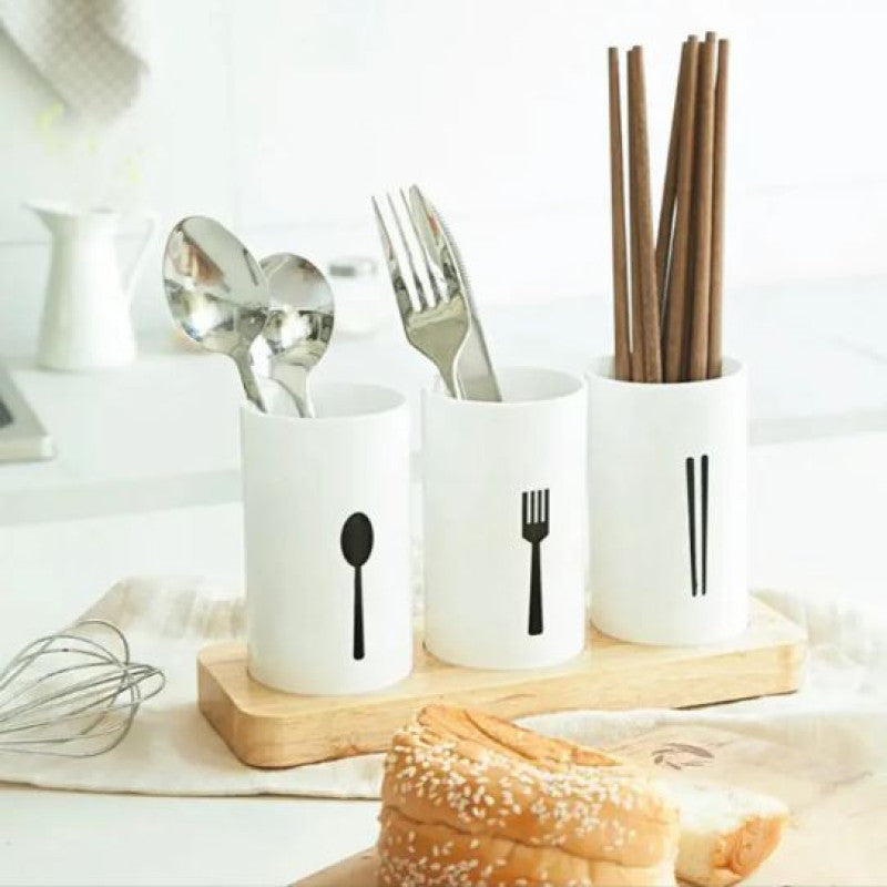 Spoon Holder Set with Drainage
