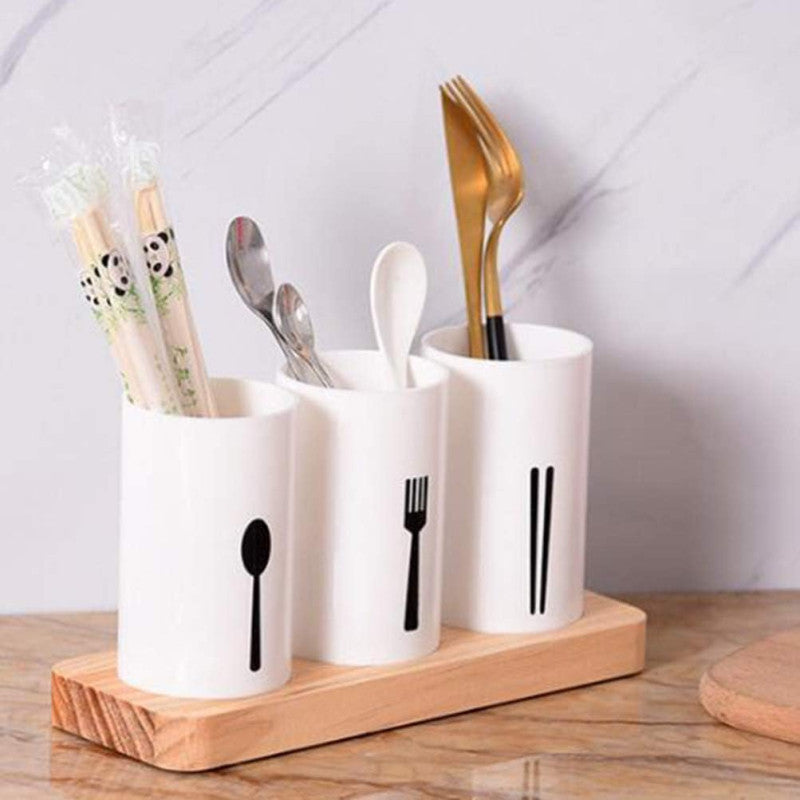 Spoon Holder Set with Drainage