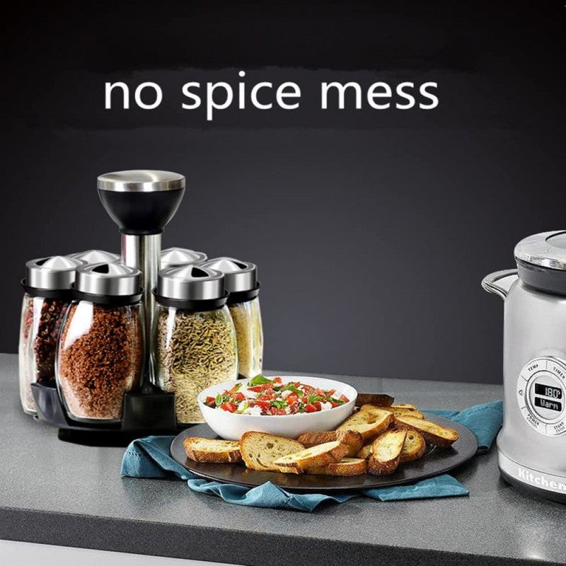 Spice Jar Set 6 Bottles