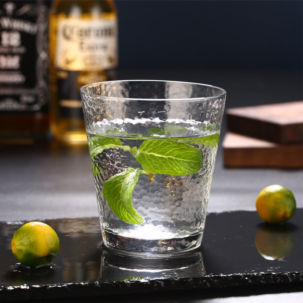 Textured Drinking Glass Set Of 6 Pieces 335ML