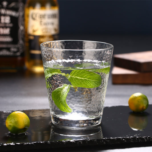 Textured Drinking Glass Set Of 6 Pieces 335ML