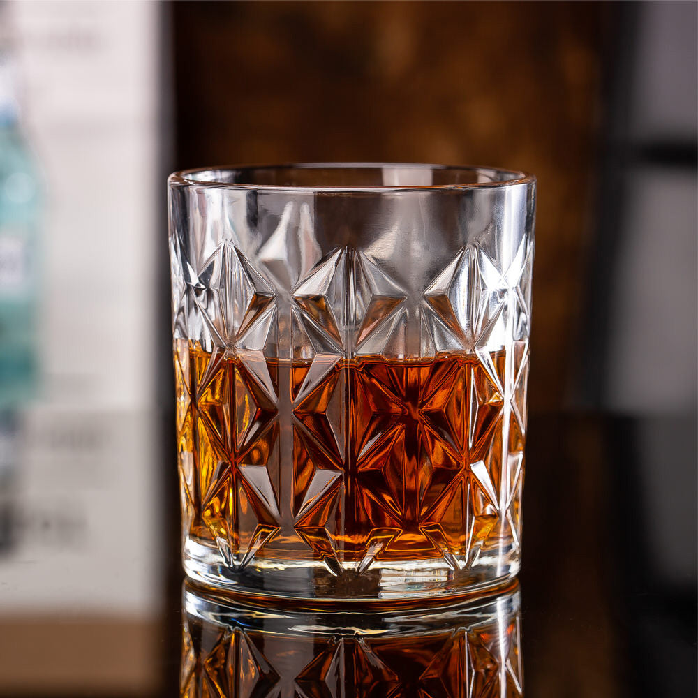 Set Of 6 Pieces Clear Transparent Glass