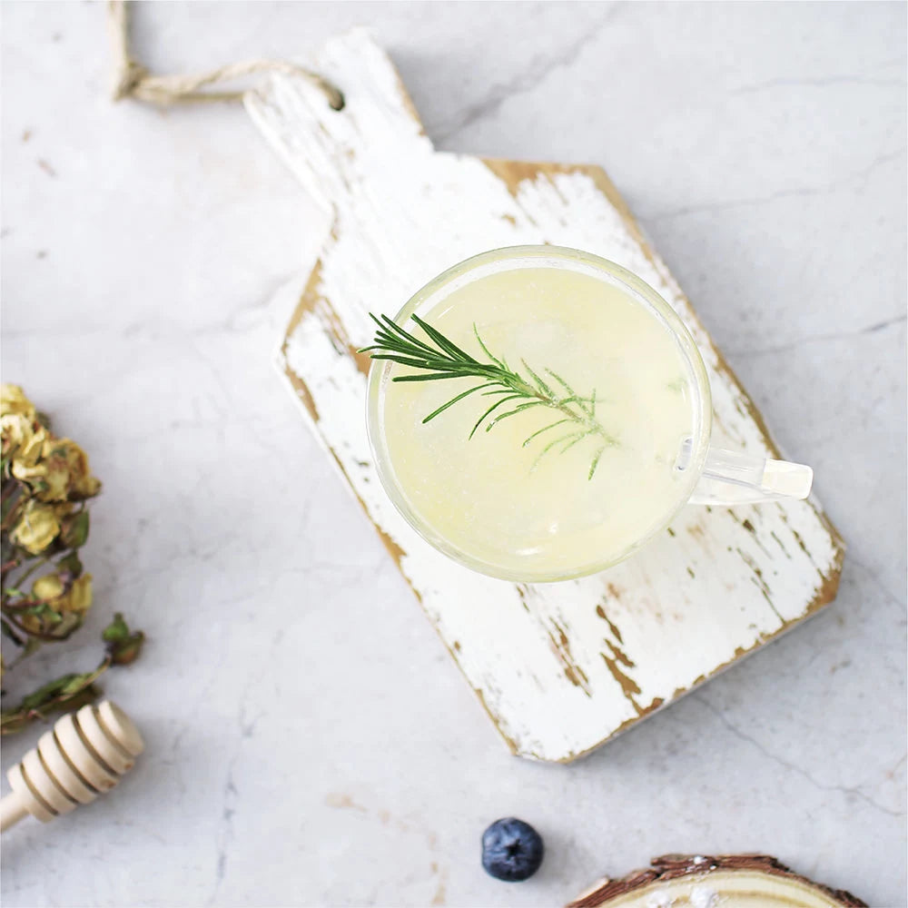 Textured Transparent Glass Tea Cup 155ML 6 Pieces