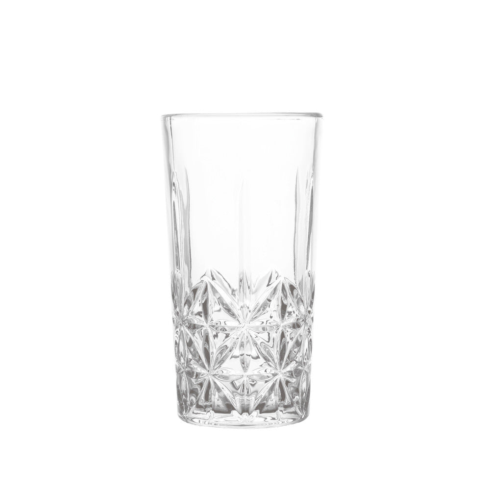 Textured Drinking Glass Set Of 6 Pieces