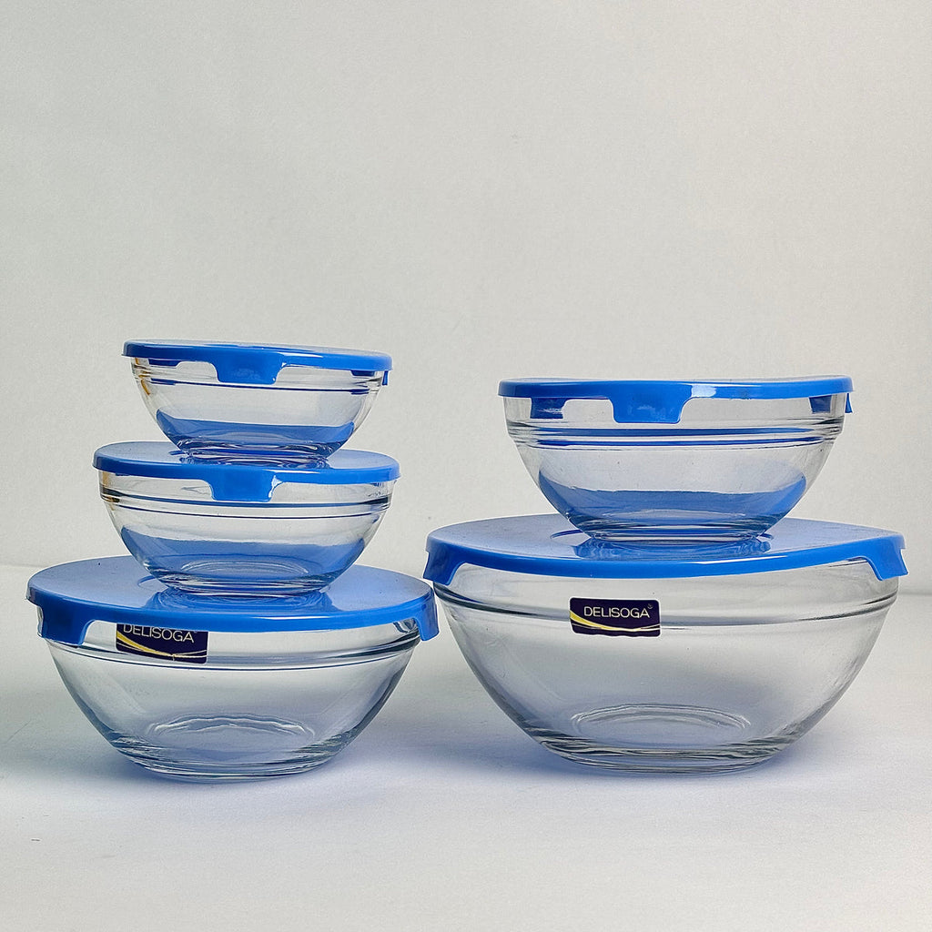 5 PCS Bowl Set With Lid