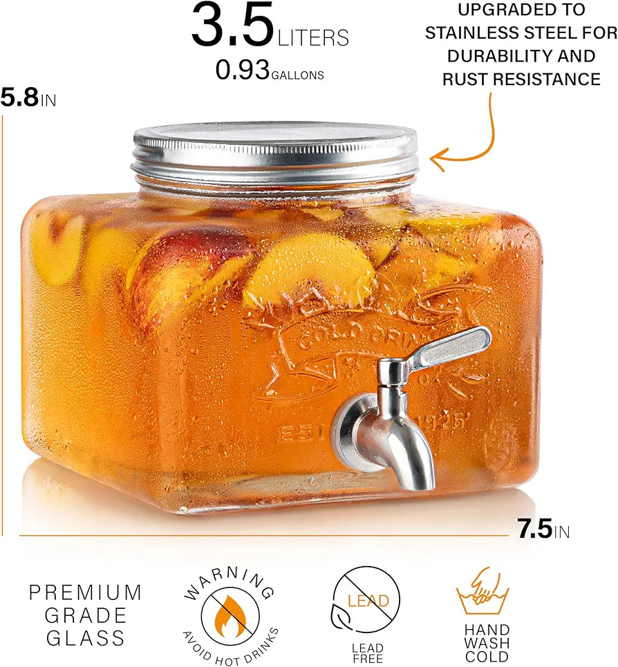 Square Juice, Cocktail Dispenser (3.5l)