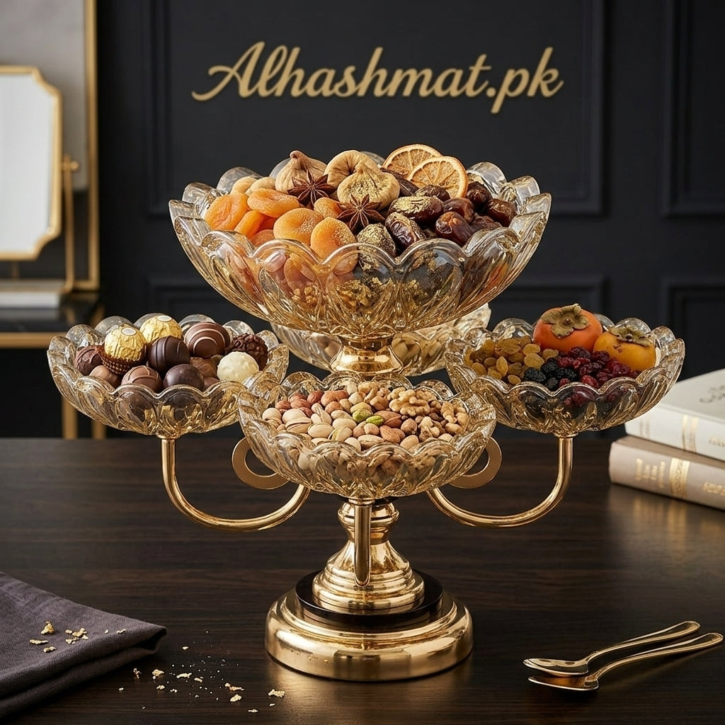 Dried Fruit, Chocolates, Fruits, Revolving Tray