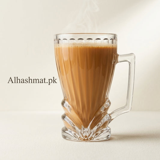 Textured Tea Cup 270ML 6 Pieces