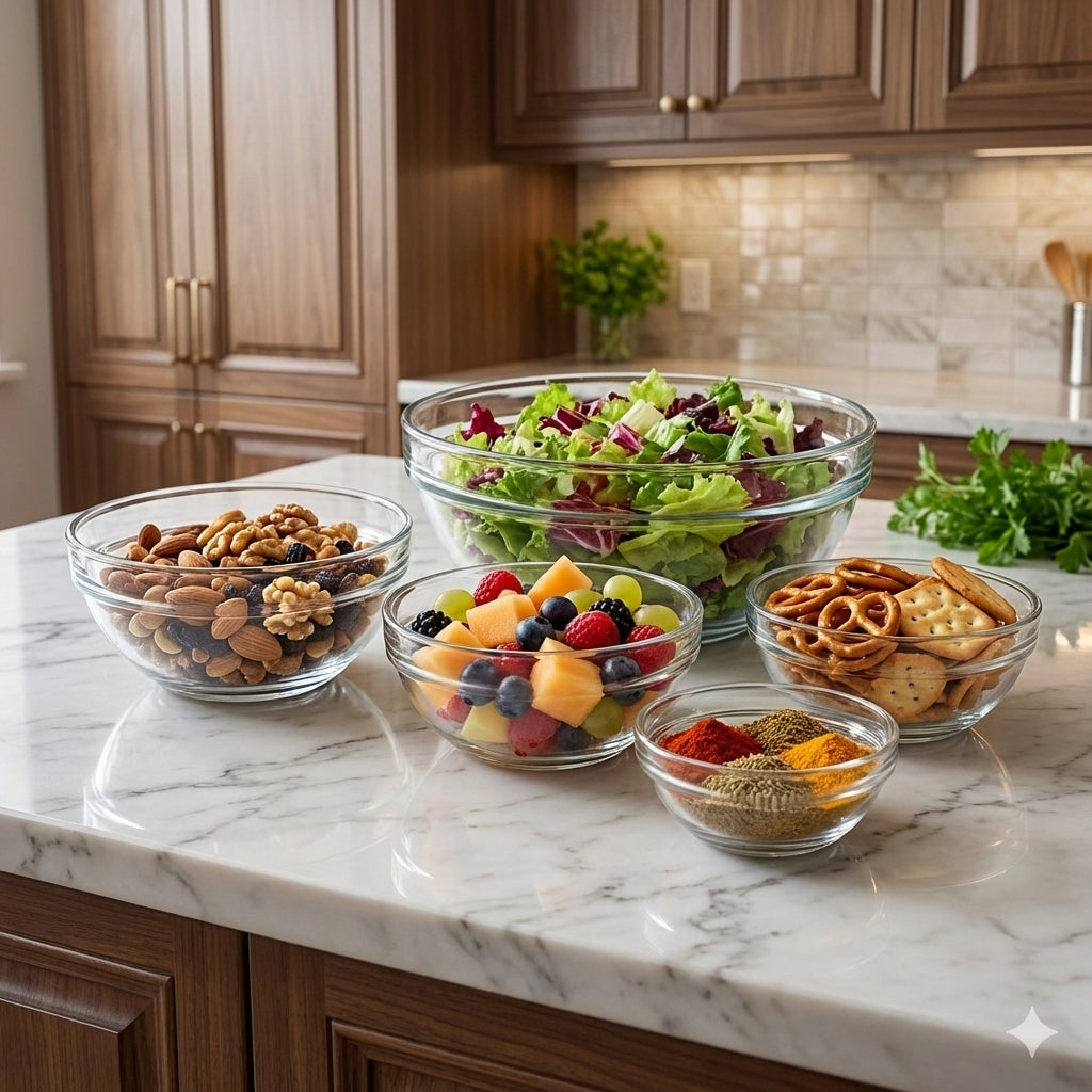 5 PCS Bowl Set With Lid