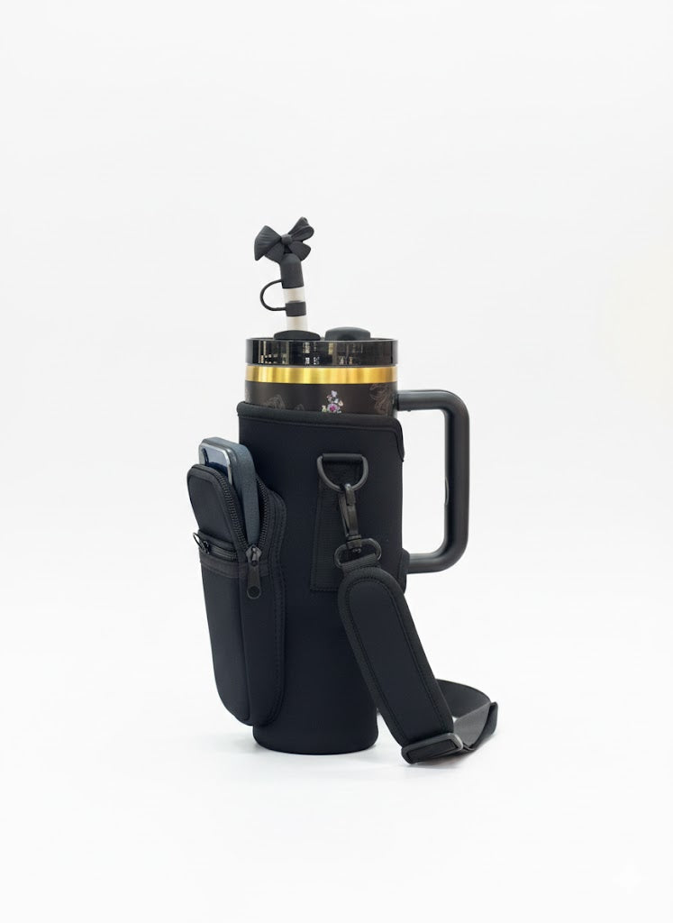 40Oz Tumbler Pouch With Phone Pocket Available In Multicolors